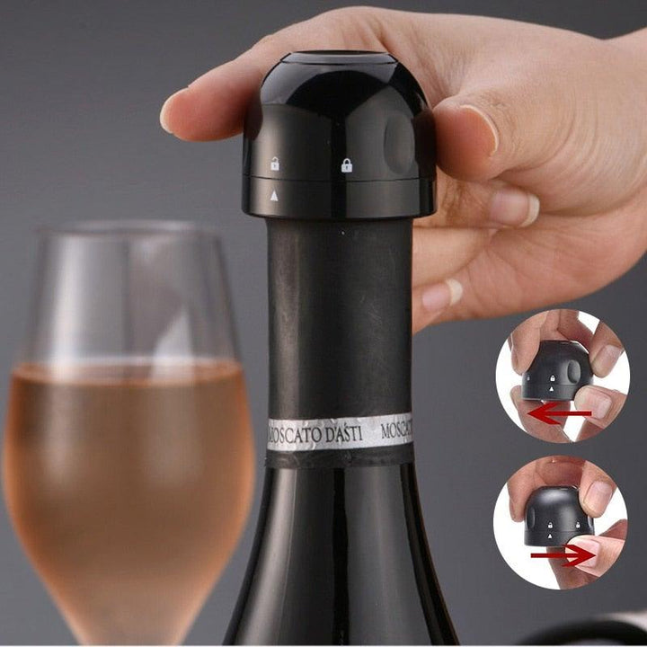 BowLift | 3 Piece Vacuum Bottle Stopper
