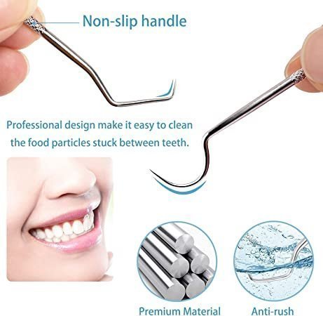 7-piece stainless steel toothpick set | Bowlift