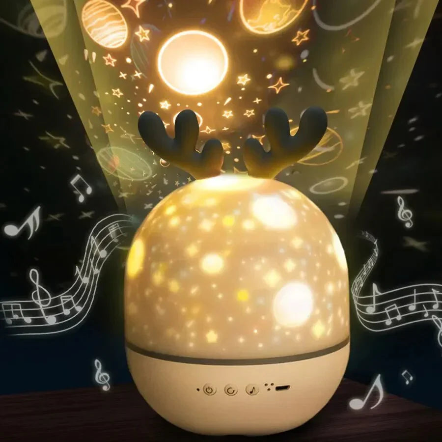 BowLift | StarryDream - Starry Sky Projector Lamp for Children - Magical Night Light