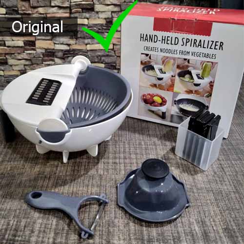 Multi Manual Vegetable Slicer Strainer Bowl Bowlift