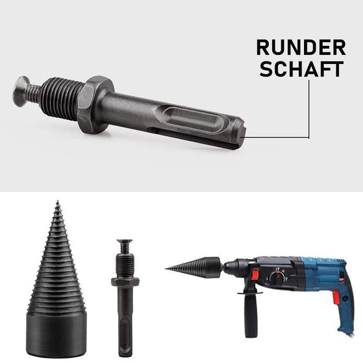 BowLift | Firewood drill with round shaft