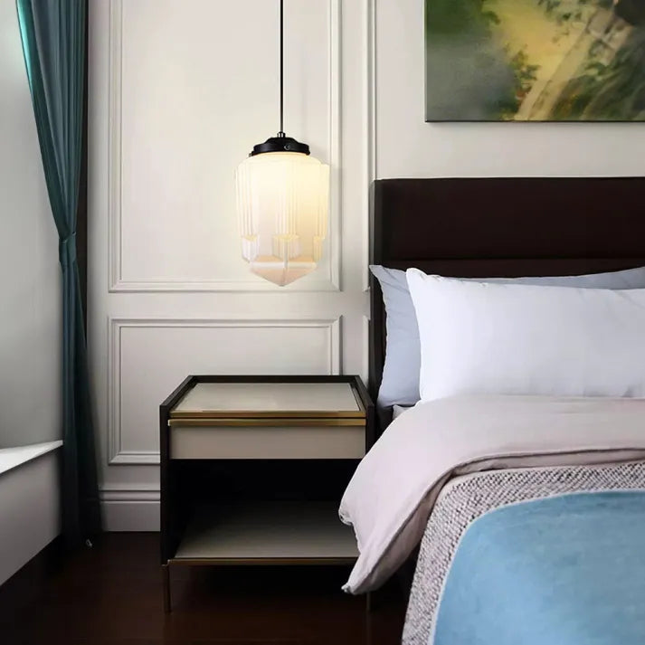 BowLift | GlasLuxe - Retro Geometrische Pendellamp