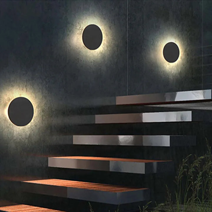 BowLift | Wall Light Modern Black Outdoor LED Lamp