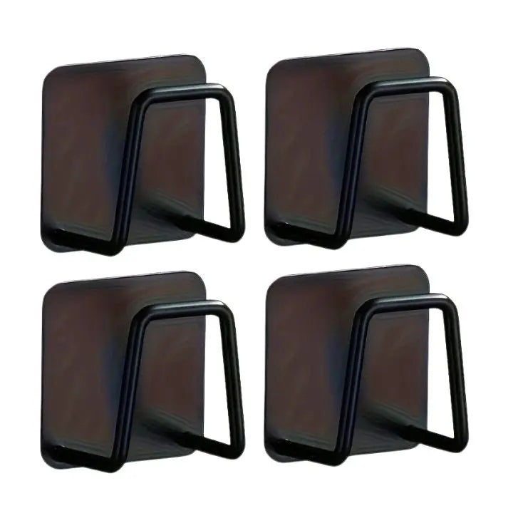 BowLift | 4 pieces | Stainless steel wall holder – Self-adhesive and space-saving