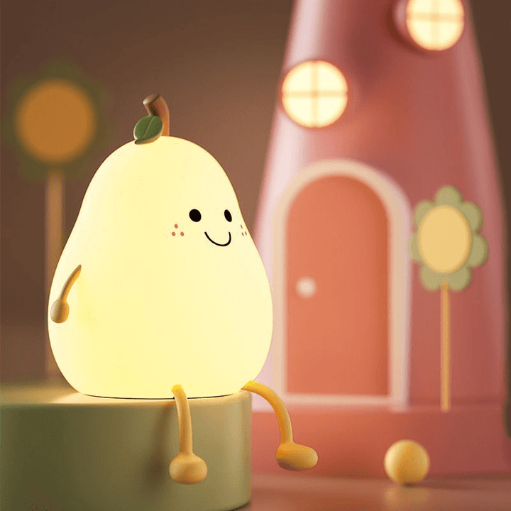 Cute peach-colored lamp with lighting | Bowlift