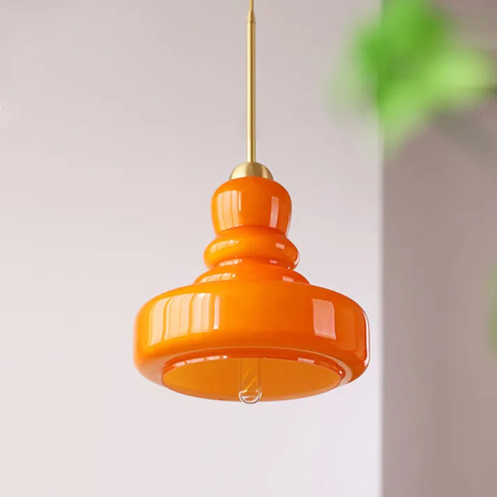BowLift | Glass Cylinder Ceiling Lamp - Luxurious Glass Pendant Light with Modern Design