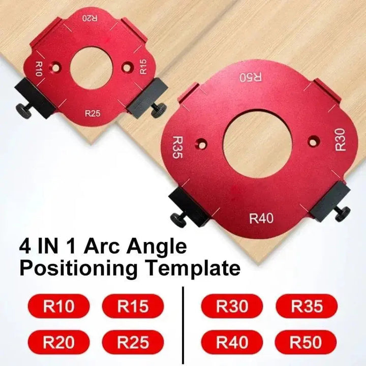 BowLift | 4-in-1 Aluminum Rounding Template – precise corner rounding