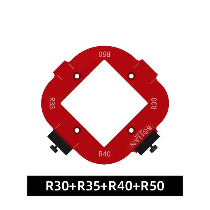 BowLift | 4-in-1 Aluminum Rounding Template – precise corner rounding
