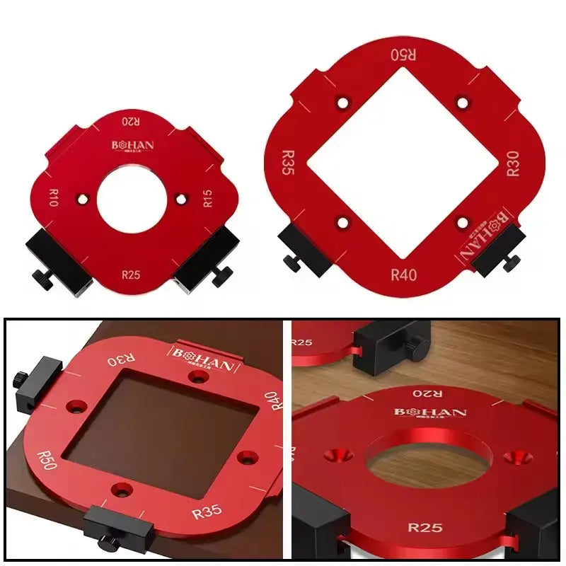 BowLift | 4-in-1 Aluminum Rounding Template – precise corner rounding