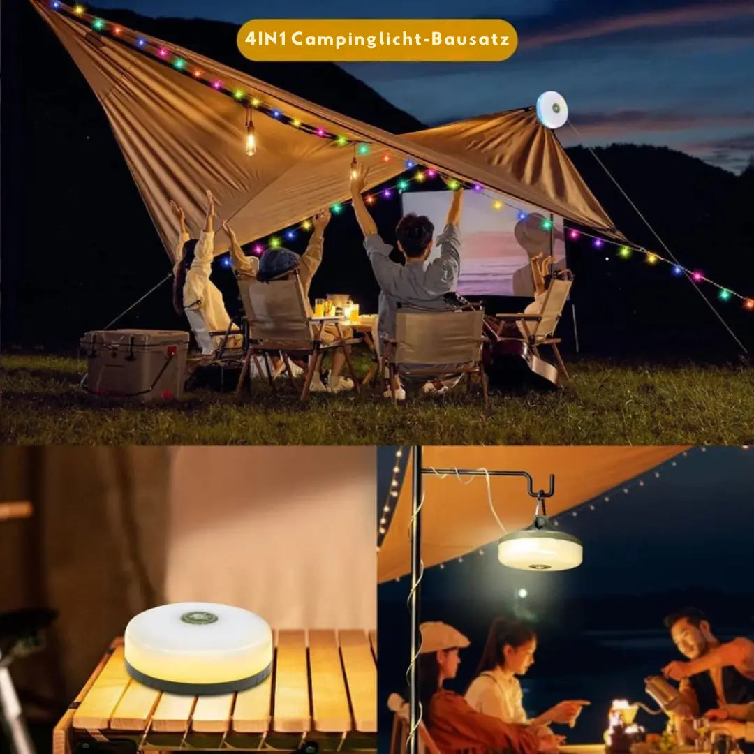 BowLift | 4-in-1 Multifunctional Camping Light – Light, Power & Comfort