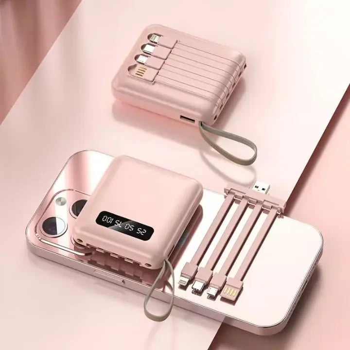 BowLift | 4-in-1 Powerbank Fast Charging – Compact & Powerful