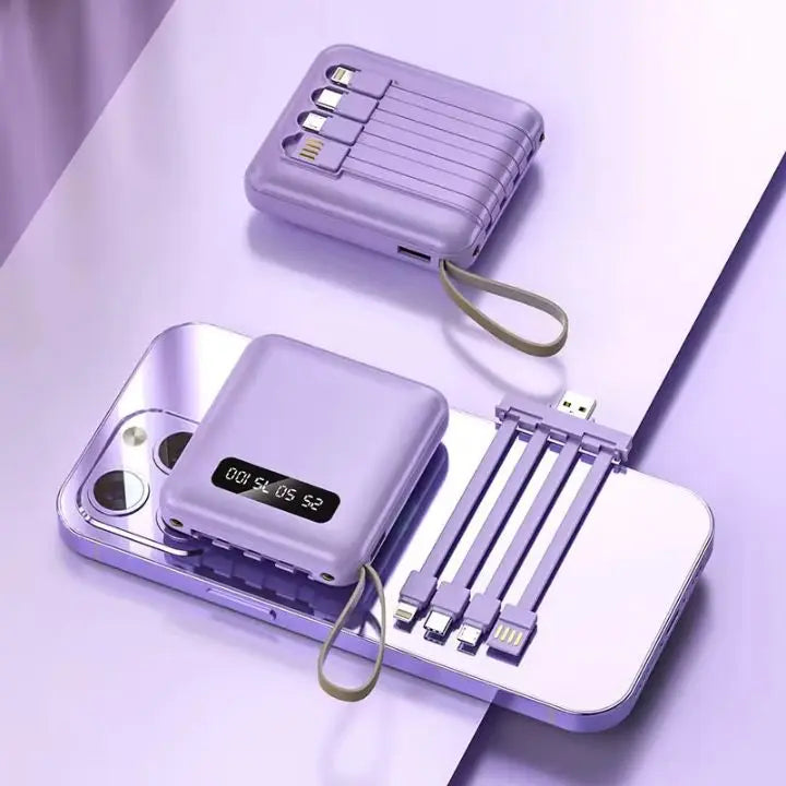 BowLift | 4-in-1 Powerbank Fast Charging – Compact & Powerful