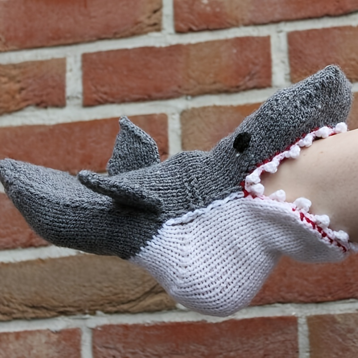 Animal-Shaped Soft Knit Socks Bowlift