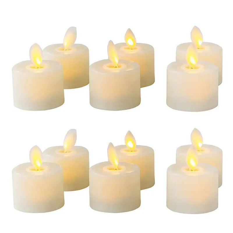 BowLift | GlowFlame LED Tealight – Realistic Flame-less Candle for Atmospheric Lighting