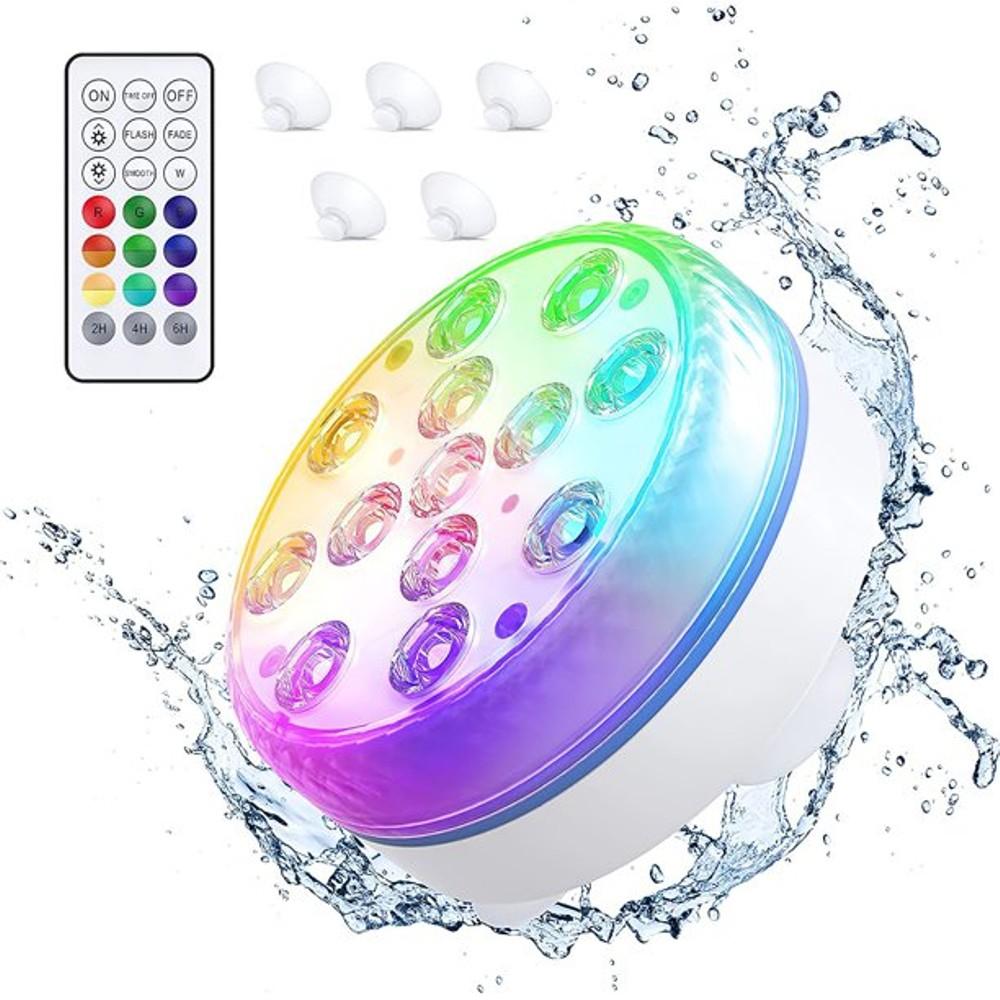 BowLift | 4-Pack: Decorative waterproof battery-operated LED lights - 16 changing colors