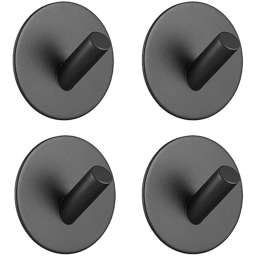 BowLift | 4-Pack: Heavy Duty Durable 304 Stainless Steel Wall Hooks