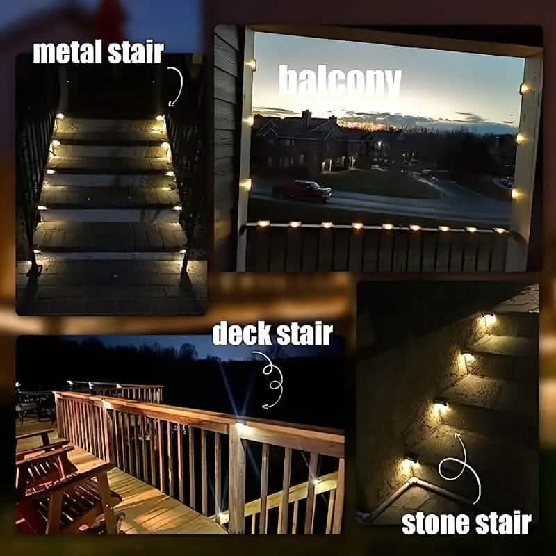 BowLift | 4-Pack: Solar Outdoor Garden Deck Lights