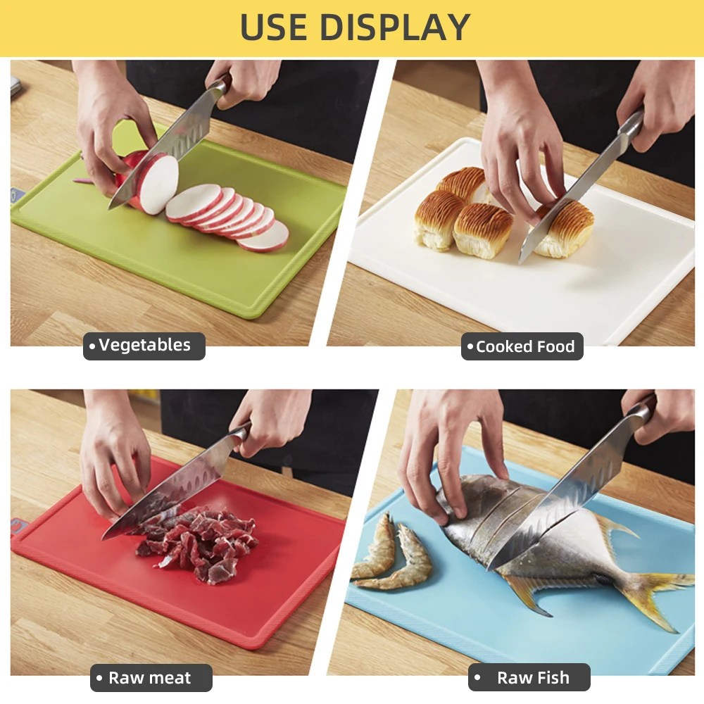 BowLift | 4-Piece Chopping Board Set with Holder - PrepTidy