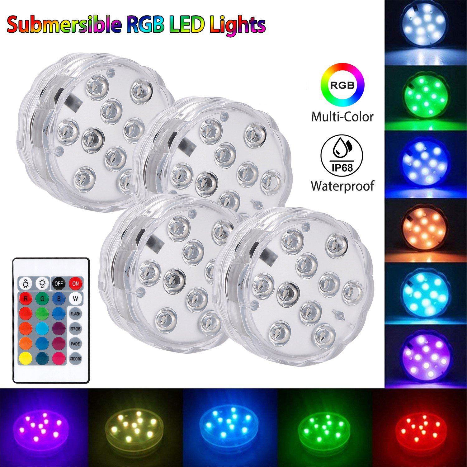 BowLift | 4-Piece: Underwater RGB LED Lights