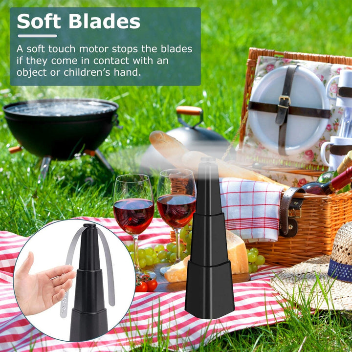 BowLift | 4-Piece: Fly Repellent Fan Table Battery Operated Insect Repellent