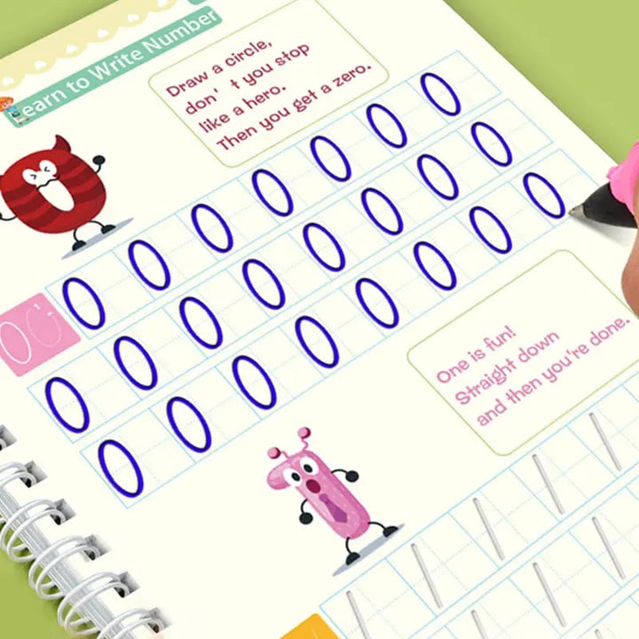 BowLift | 4-piece Reusable Learning Booklet Set for Children