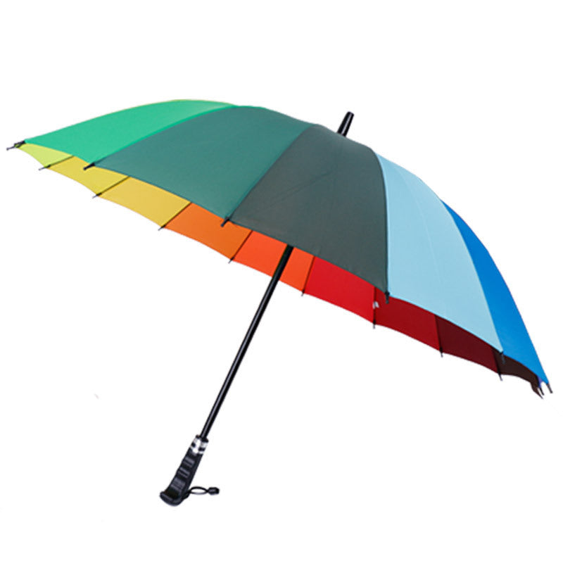 Women's wind-resistant automatic umbrella with 16 sturdy ribs Bowlift