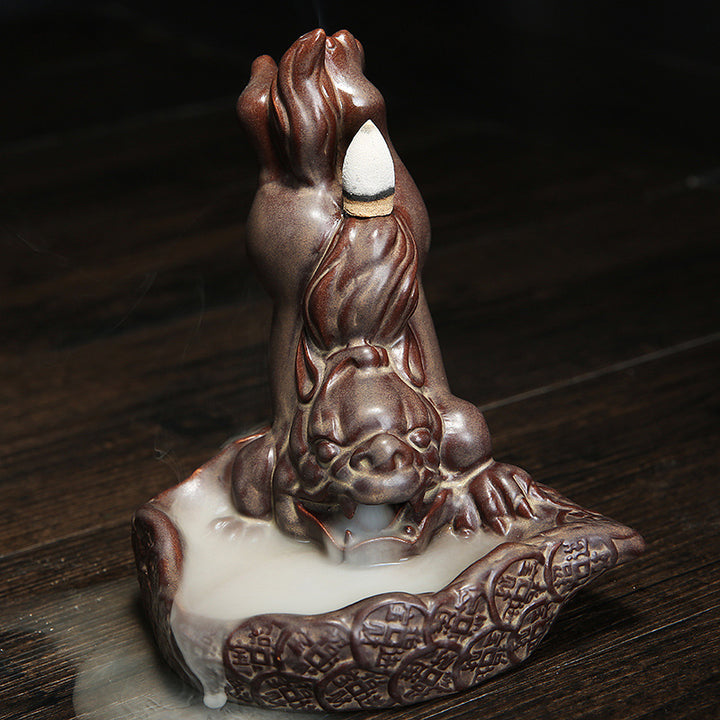 Artistic Dragon Figurine Incense Holder