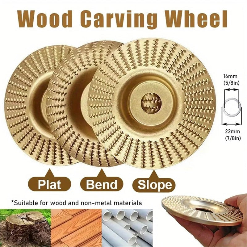 BowLift | Slope-Type Wood Carving Disc for Angle Grinder
