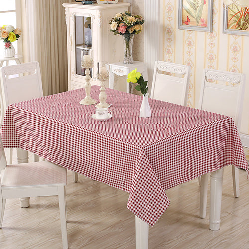 Checkered Dining Tablecloth