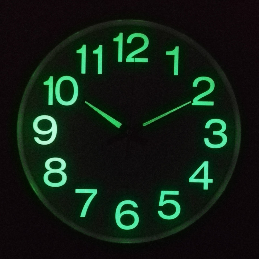 BowLift | Silent Classroom Clock 30 cm - Silent & Illuminated Time