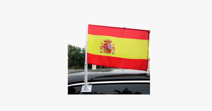 BowLift | Spanish Flag Car Window Pole Decoration – Be all Spanish with your patriotic self!