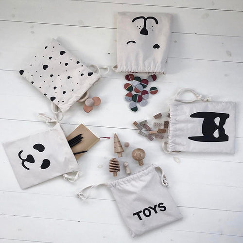 Quarter net bag with funny eye design Bowlift