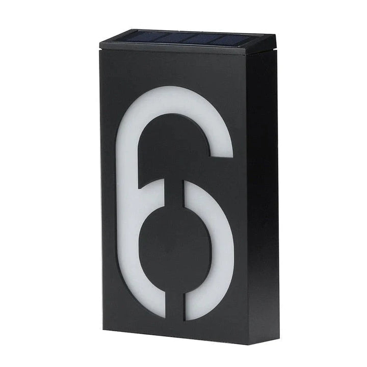 BowLift | Lighted House Number on Solar Energy - SolarSign