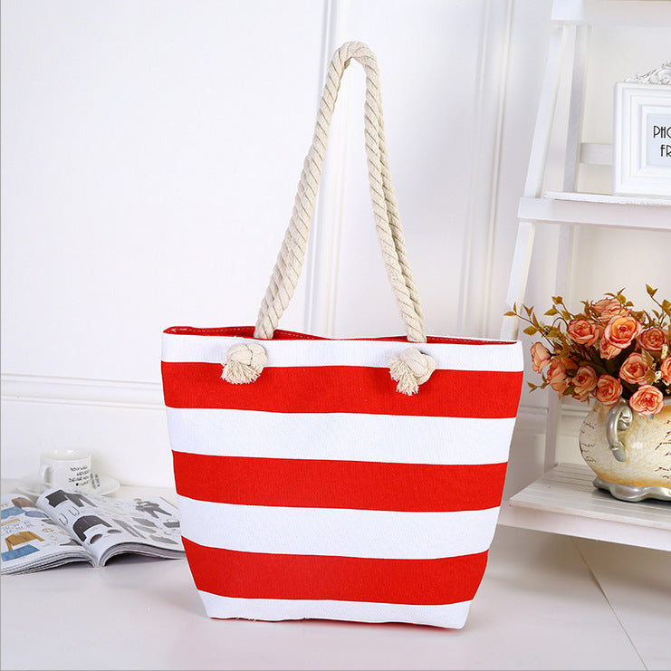 Beach bag made of high-quality canvas with robust rope handles Bowlift