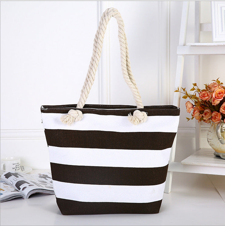 Beach bag made of high-quality canvas with robust rope handles Bowlift