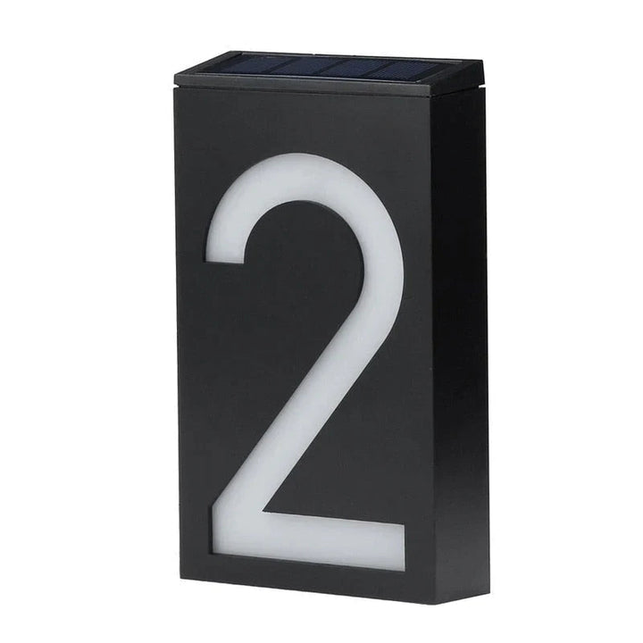 BowLift | Lighted House Number on Solar Energy - SolarSign