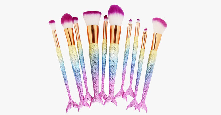 BowLift | Mermaid Tail Rainbow Makeup Brush – Perfect for keeping you dreamy