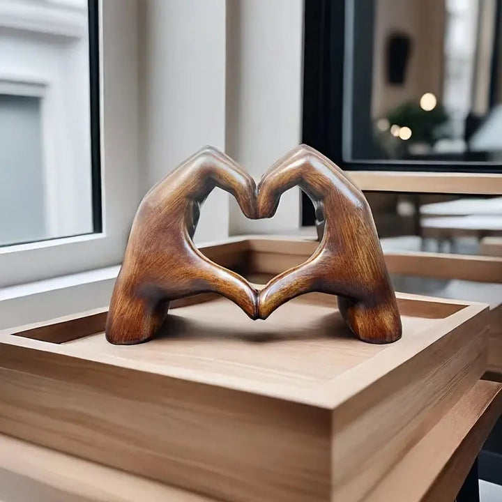 Lovenest Elegant Resin Sculpture - Symbol of Love and Devotion Bowlift