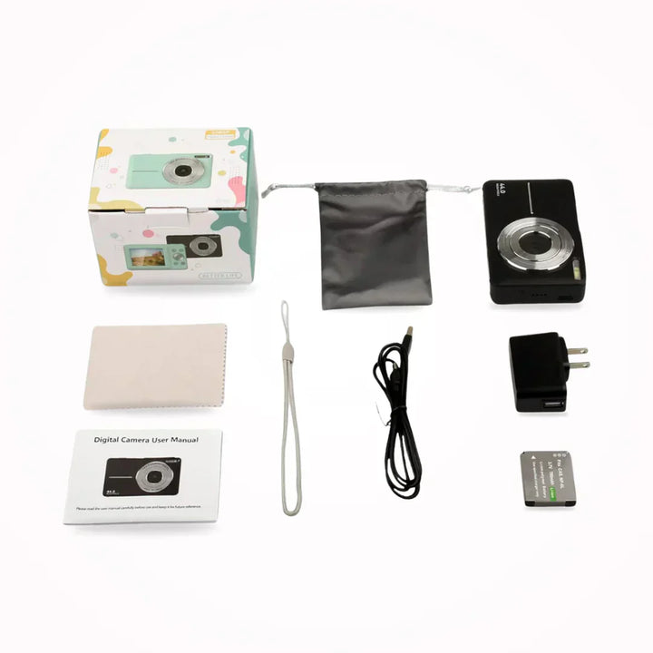 BowLift | Vintage Digital Camera – Snapora | Retro Style Compact Camera with 1080p HD