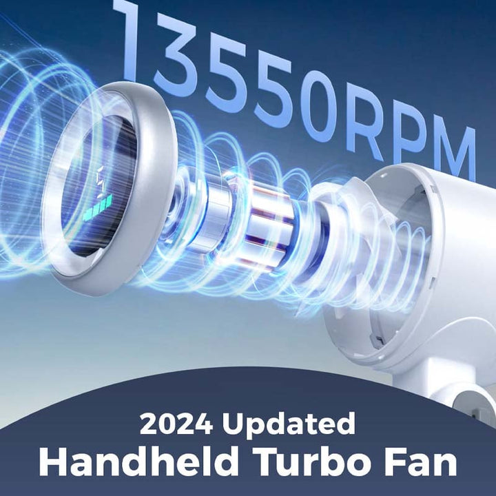 Hand Folding High-Speed Turbine Fan | Bowlift