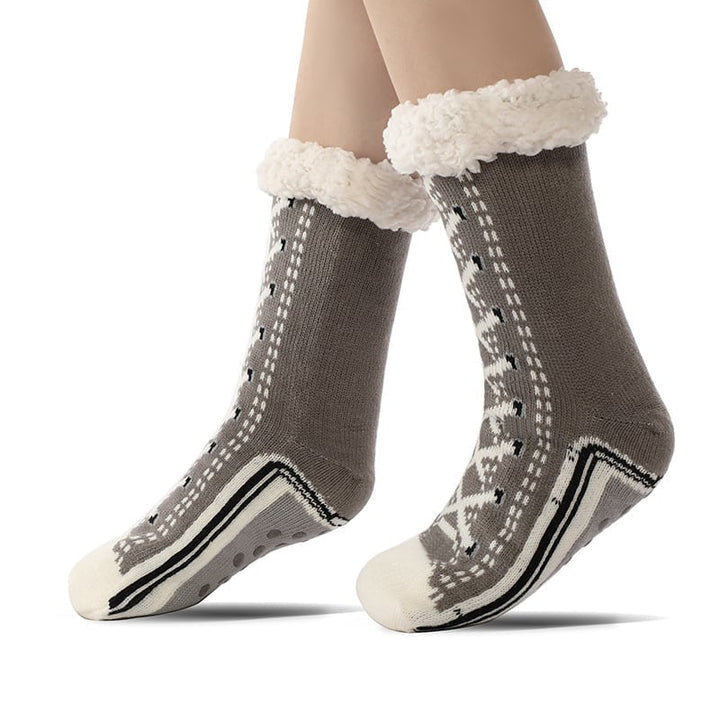 BowLift | Ultra-thick Cashmere Slipper Home Socks