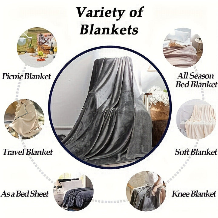 UltraSoft Fleece Blanket – Luxury Reversible for Every Season Bowlift