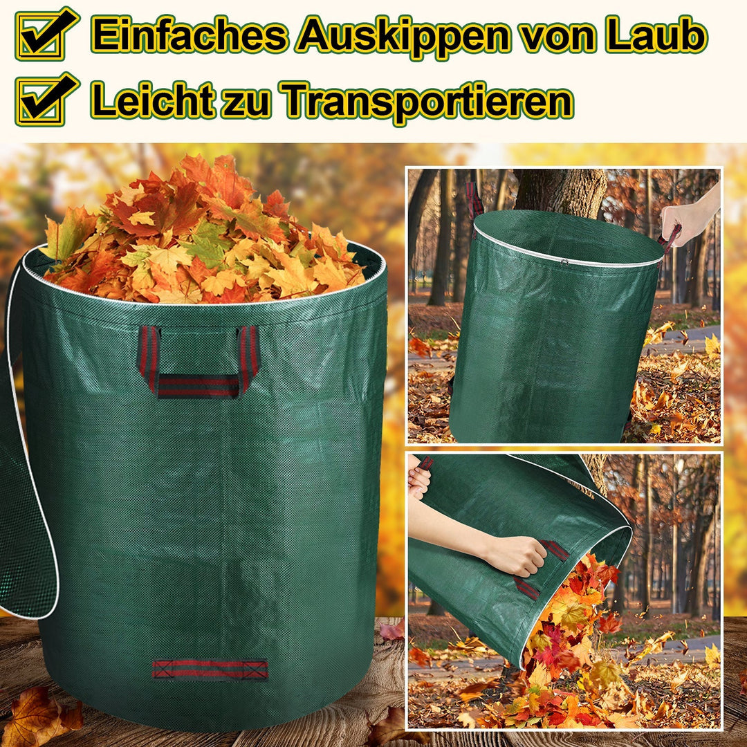 Garden waste bag garden sack 272L with lid | Bowlift