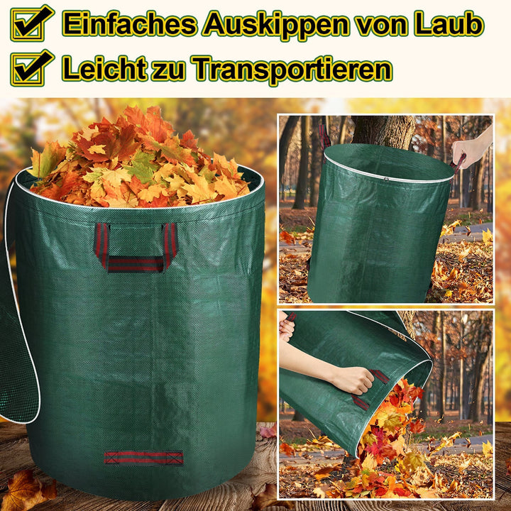 Garden waste bag garden sack 272L with lid | Bowlift