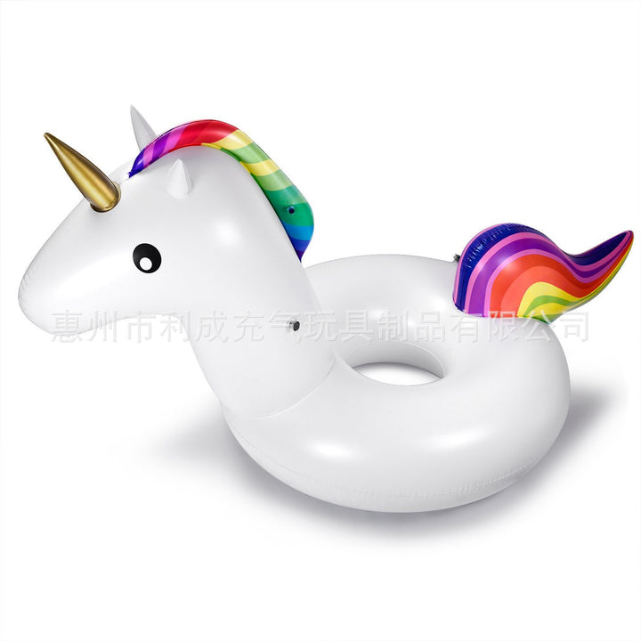 Women inflatable swimming animal in unicorn shape Bowlift