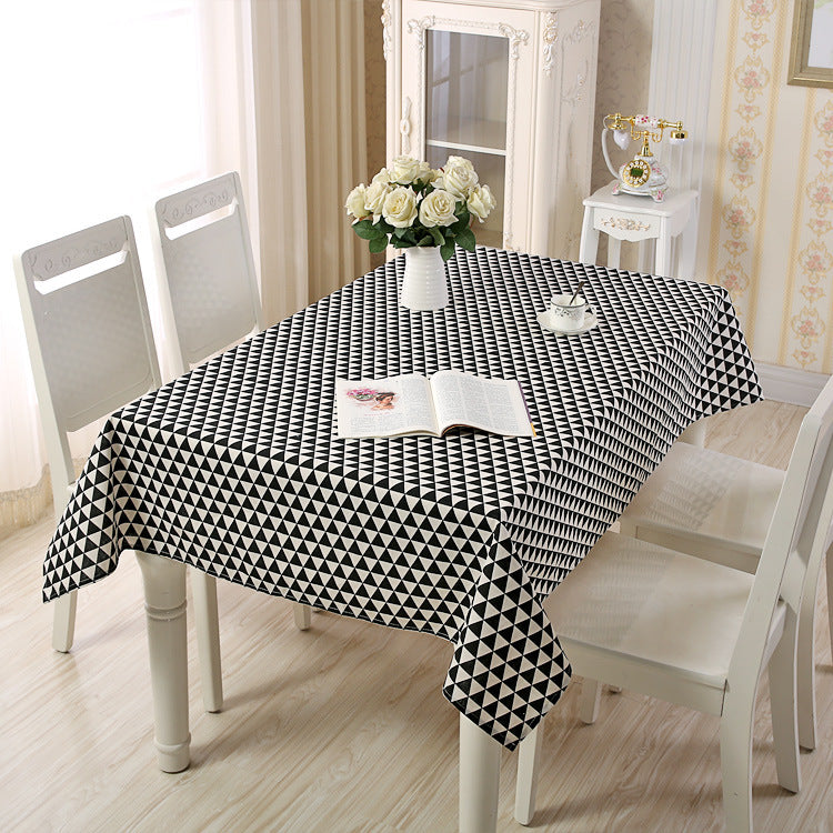 Herringbone Pattern Dining Tablecloth