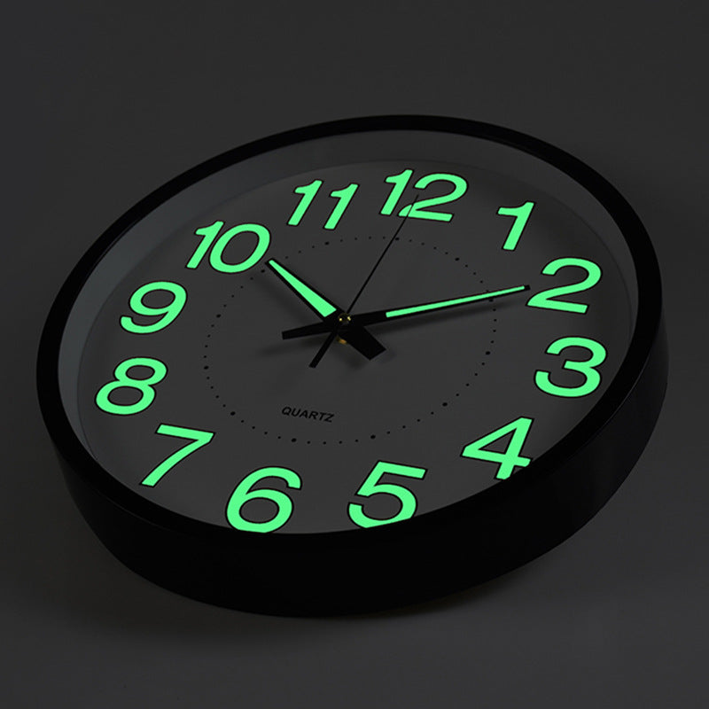 BowLift | Stylish Large Wall Clock with Light Effect Treviq