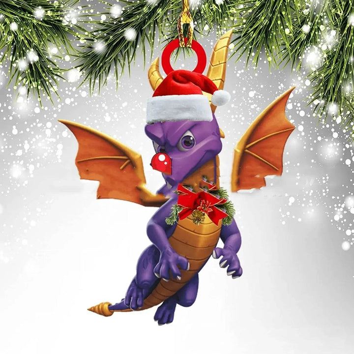 BowLift | Dinosaur Dragon Egg Christmas Decorations Pendant Acrylic