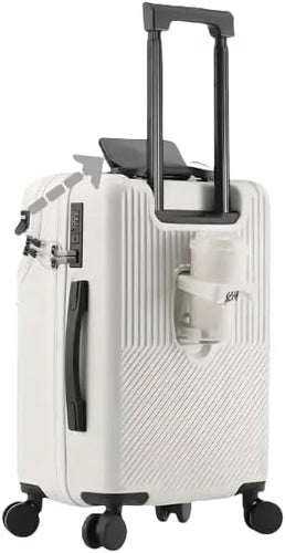 Hard Shell Carry-On with Cup Holder, USB Port & TSA Lock | Bowlift