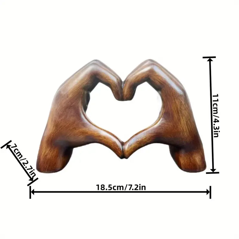 Lovenest Elegant Resin Sculpture - Symbol of Love and Devotion Bowlift